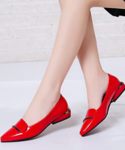 women red shoes